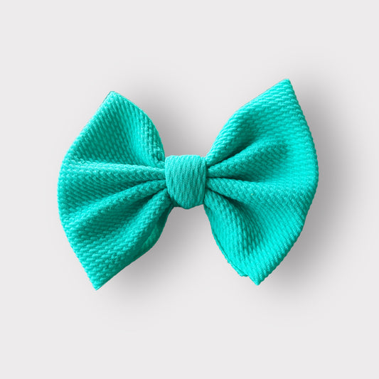 Bright Teal Bow